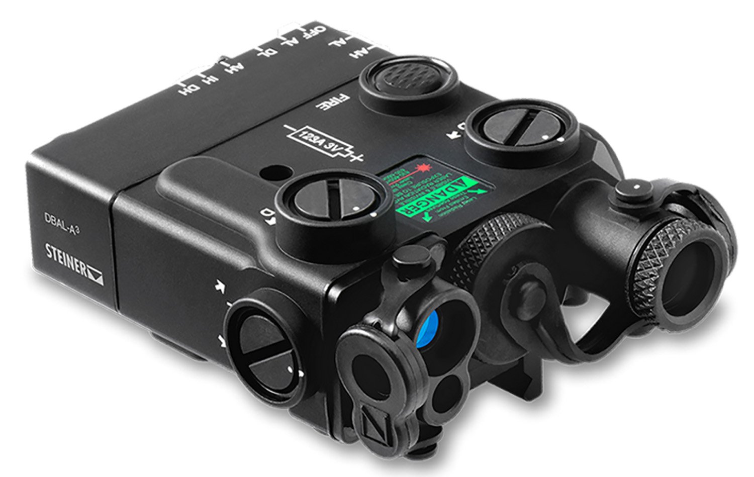 Buy Steiner DBAL-A3 Green Laser IR Illuminator 7.7 oz Black Picatinny Mount online