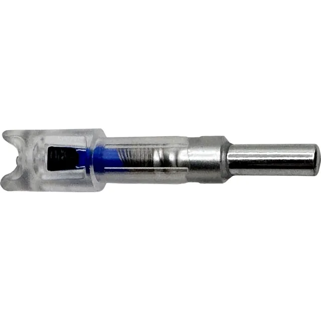 Flex Fletch LIT Lighted Crossbow Nocks .300 Blue 3 pk. - Flex Fletch