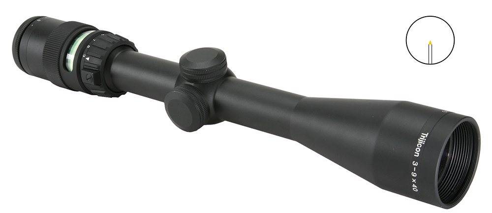 Trijicon AccuPoint 200008 3-9x40mm Illuminated Green Triangle Reticle - Trijicon - 40MM