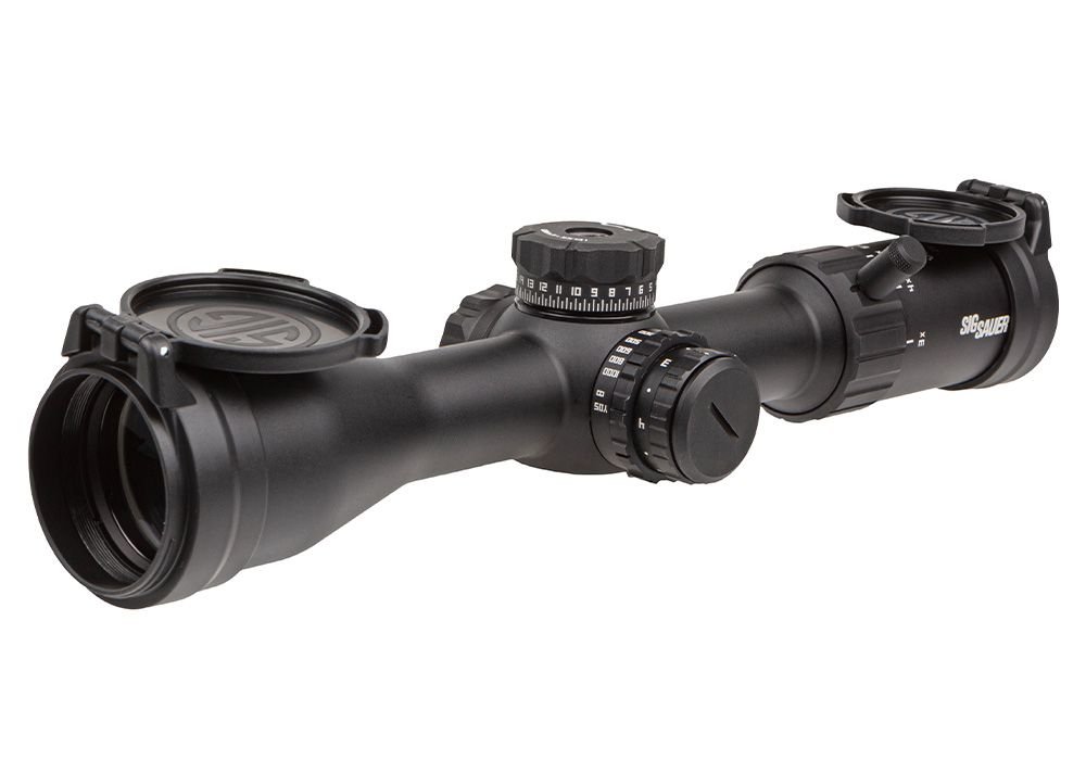 SIG SAUER Whiskey 4 3-12x44mm Rifle Scope BDC Black - Sig Sauer - 44MM