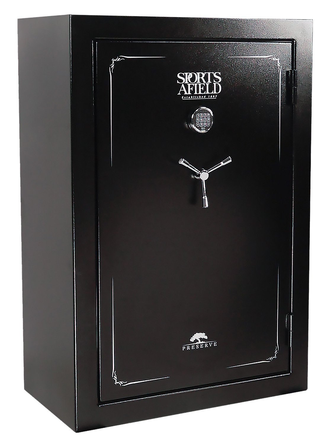 Sports Afield SECSA5940P Gun Safe Black Steel Keypad 59"x40"x22" Fireproof - Springfield Armory
