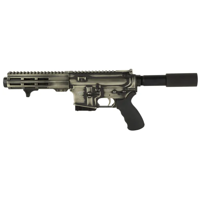 WMD Guns 1-NIBXARPISTOL-5-D Micro Beast 5" 223/556 Pistol NiB-X Silver
