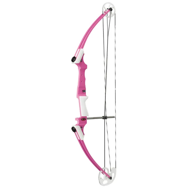 Genesis 12072 Bow Pink LH, 10-20 lbs, 15-30" Draw, 35.5" Axle, Aluminum Riser - Genesis Arms