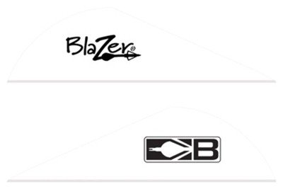 Bohning Blazer Vanes White 100 pk. (Model: 10832WH2) - Bohning