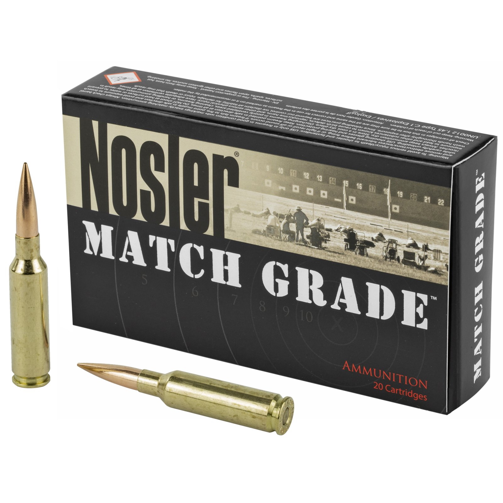 Buy Nosler 60115 6.5 Creedmoor 140 gr RDF HPBT 20 Rounds Brass Match Grade online