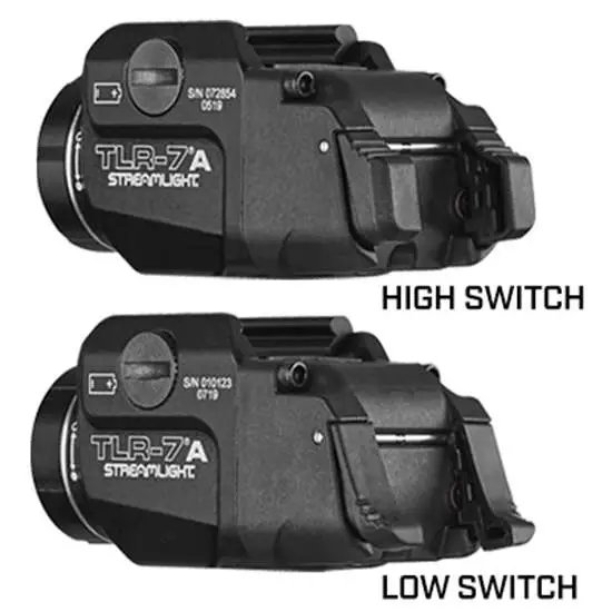 Streamlight TLR-7X Gun Light 500 Lumens Black Anodized 2.58 in Action