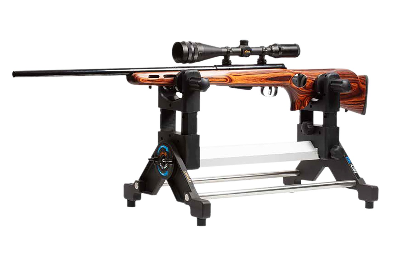 Buy Lyman 7832280 Revolution Gun Vise Black/Silver Steel/Aluminum online