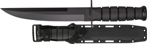 KA-BAR K1266 Modified Tanto 8" Plain Edge Blade with Hard Sheath - Ka-Bar