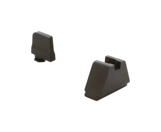 AmeriGlo GL507 Optic Sight Set for Glock 5XL Tall Serrated Black - AMER