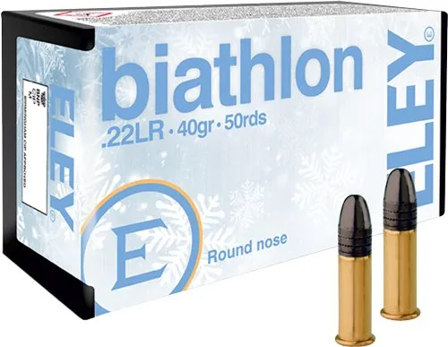 Eley Biathlon Club .22 LR 40gr Round Nose 50rd Box - Eley - .22 LONG
