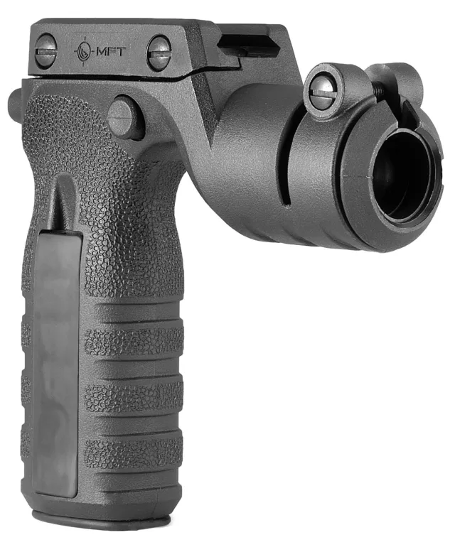 Mission First Tactical RTG Vertical Grip with Torch Holder Black Polymer - Mission First Tactical