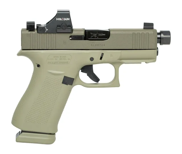 Glock UX4350204NR15ORNINO2G G43X 9mm Luger 15+1 3.41" Steel Serrated Slide Ambidextrous - Glock - 9mm Luger