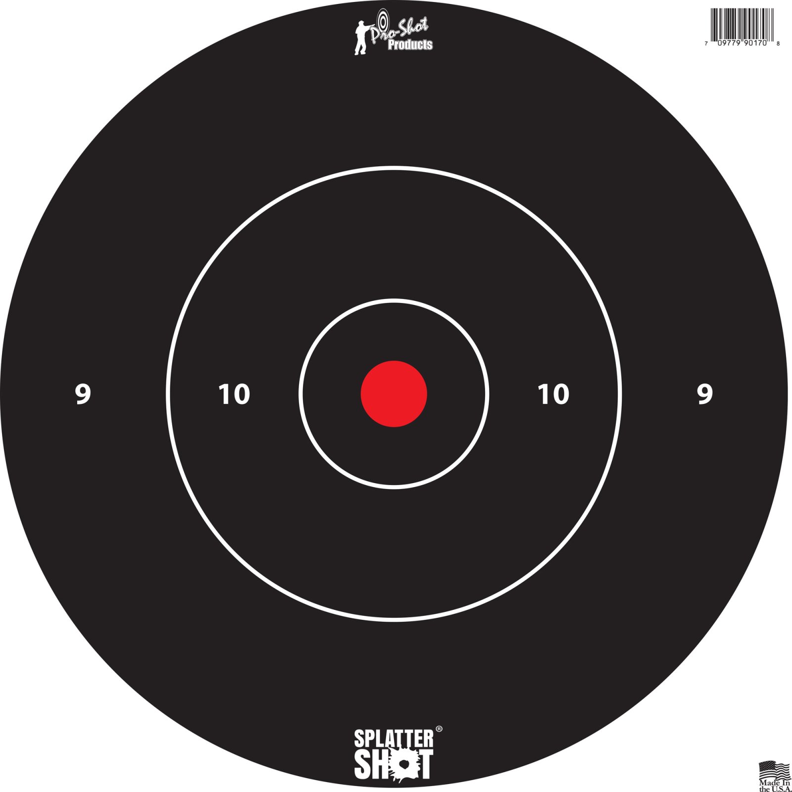 Buy Splatter Shot 12 White Bull's-Eye Target 5/ct online