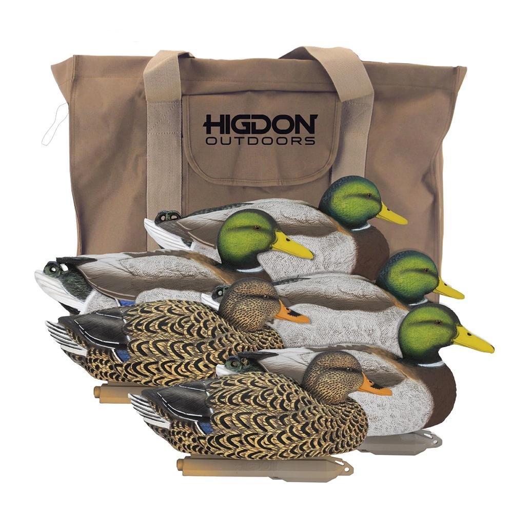 Higdon Outdoors Legacy Mag Mallard Magnum 6-Count w/ Bag - Higdon Outdoors