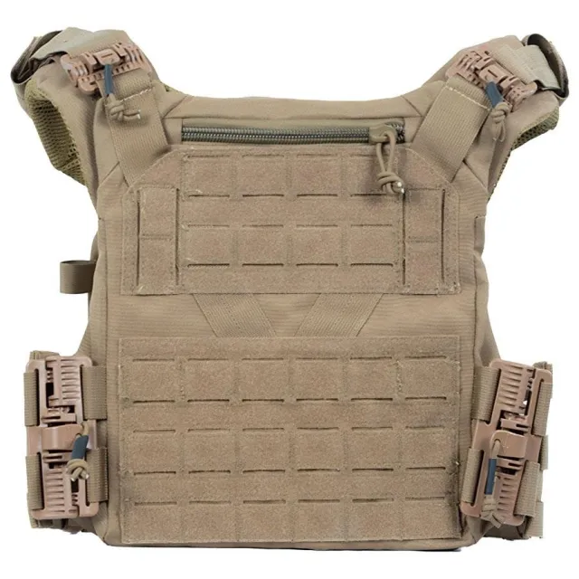 MKS Supply Full Forge Gear Plate Carrier Shelter Tan Quick-Release