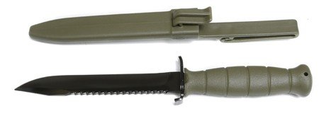 Glock KF039181 Battlefield Green Field Knife with Saw and Sheath - Glock