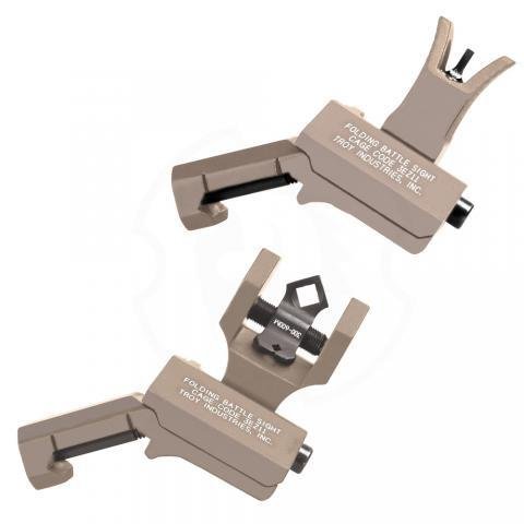 Troy Industries 45-Degree Offset Sight Set - Troy Industries - 6061-T6 ALUMINUM