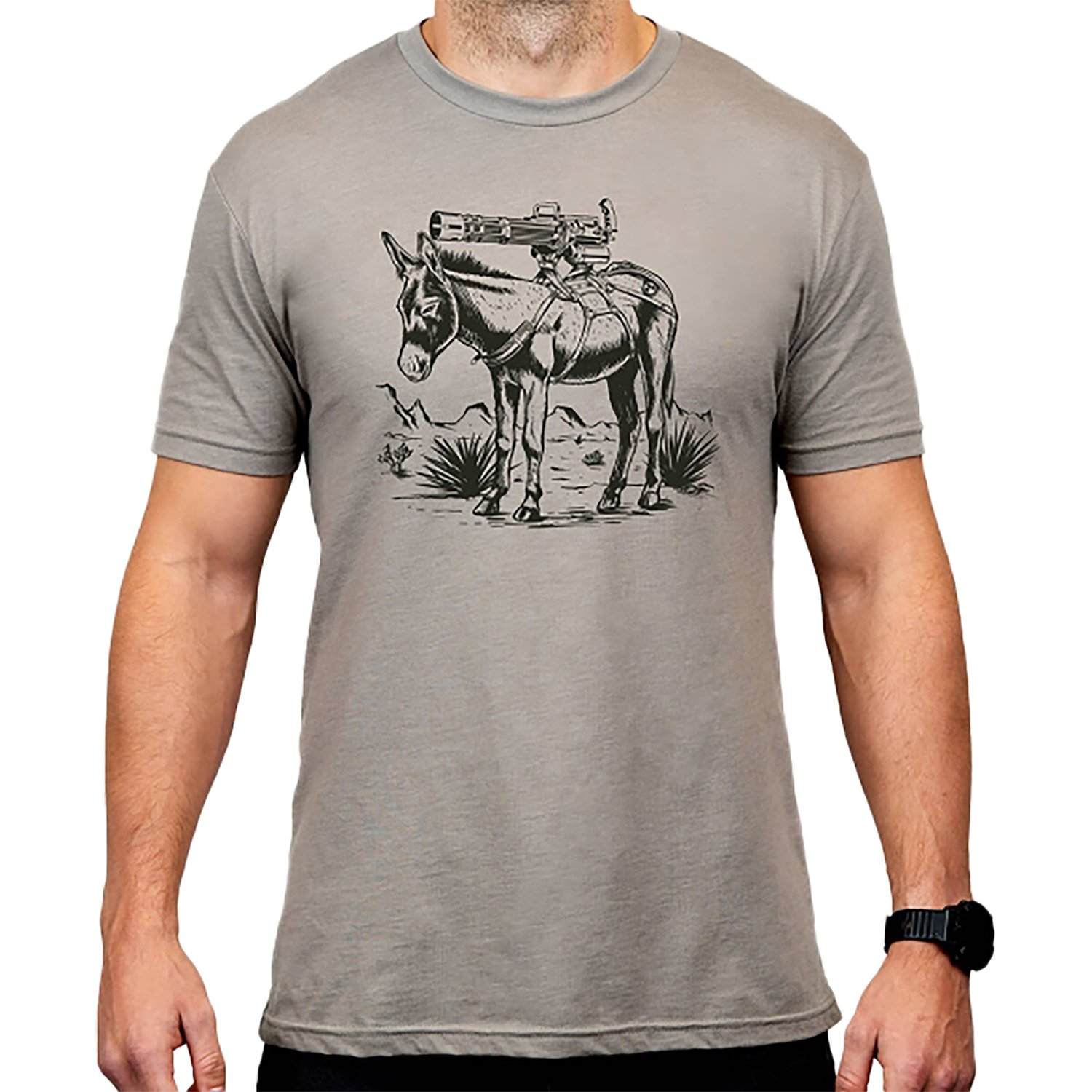 Buy Magpul MAG1528-041-XL Burro CVC Stone Gray Heather Cotton/Polyester Short Sleeve XL online