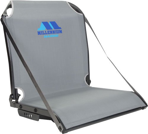 Buy MILLENNIUM B100 BOAT SEAT W/ ARM REST STRAPS GRAY online