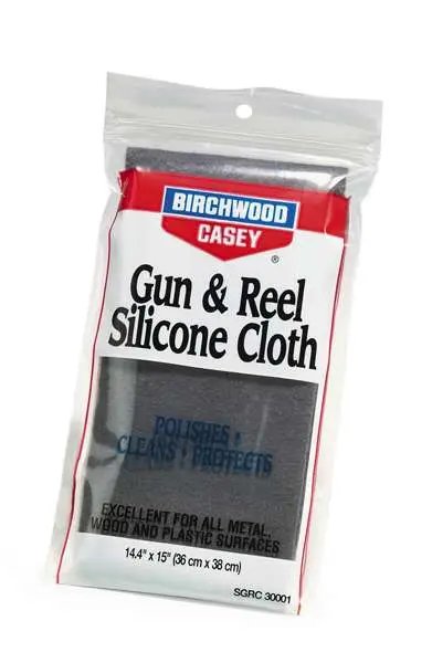 Birchwood Casey 30001 Gun & Reel Silicone Cloth 100% Cotton Flannel - Birchwood Casey - 14.4"X15"