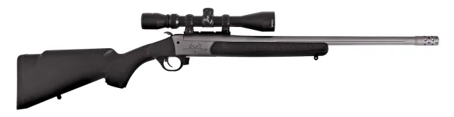 Traditions CRS-351130WT Outfitter G3 Takedown 35 Whelen 22" Stainless Cerakote Barrel/Rec Black Synthetic Stock Muzzle Brake 3-9x40mm BDC - Traditions - 35 Whelen