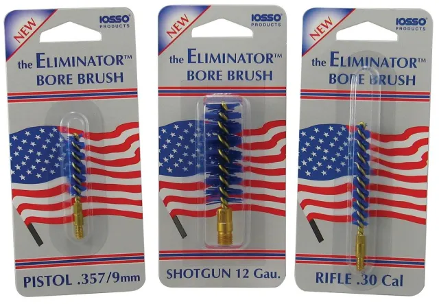 Buy Iosso Eliminator Bore Brush .22 Cobalt Blue High-Density Fiber online