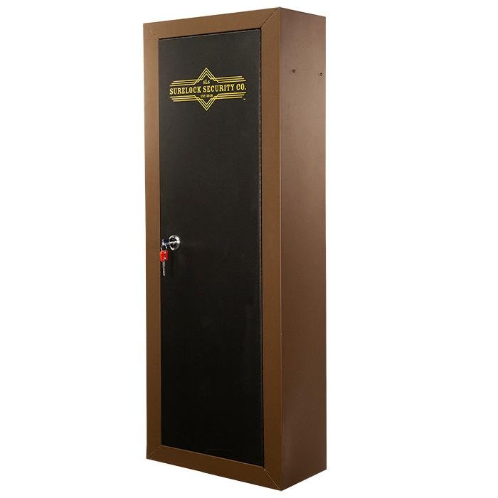 Surelock 36000010 Combat Gun Cabinet, 10 Guns, 21-Gauge Steel, Key Lock - Surelock Safe LLC
