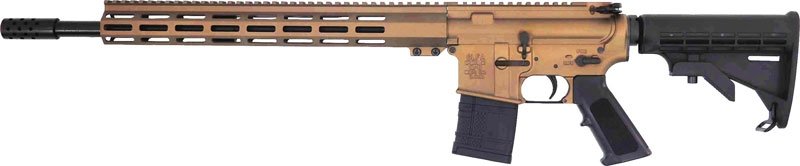 Great Lakes GL15450BRZ .450 Bushmaster AR-15 Rifle 18" 5rd Burnt Bronze - Great Lakes Firearms - .450 BUSHMASTER