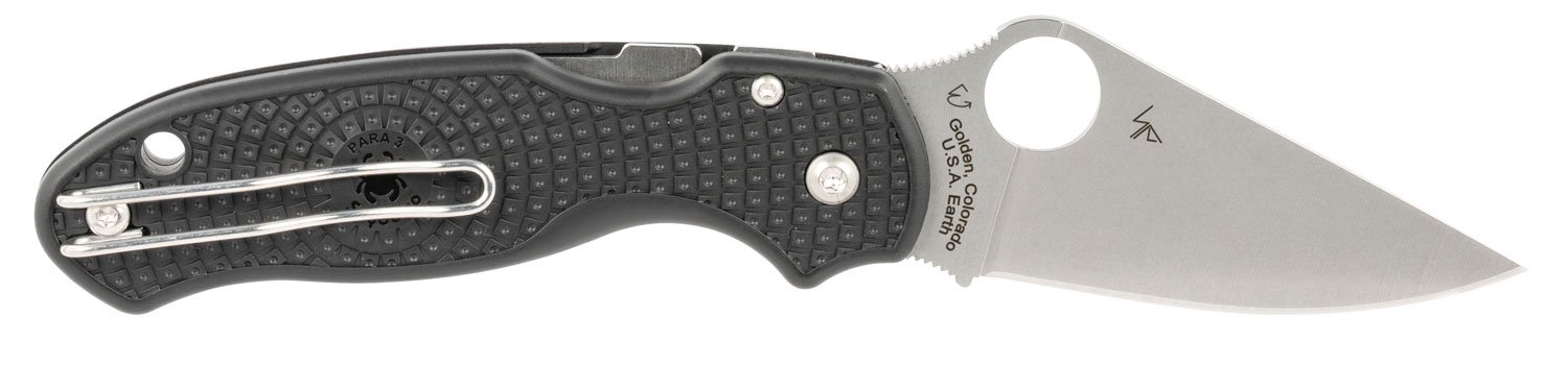 Spyderco Para 3 Lightweight C223PBK 2.92 In CTS-BD1N Black FRN