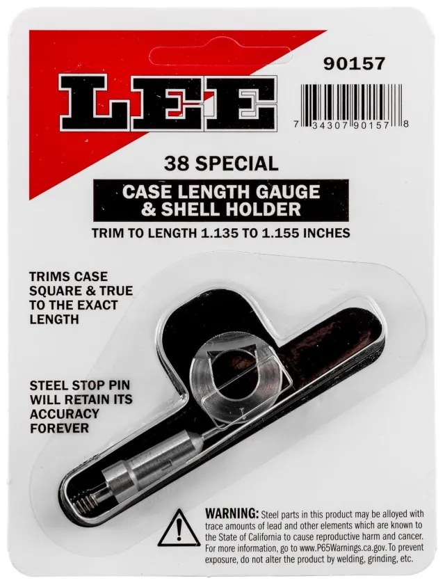 Buy Lee Precision Case Length Gage and Shell Holder 38 Special online