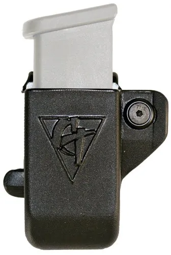 Comp-Tac C62143000LBKN Single Mag Pouch Belt Clip LSC for Glock 43 Black - Comp-Tac