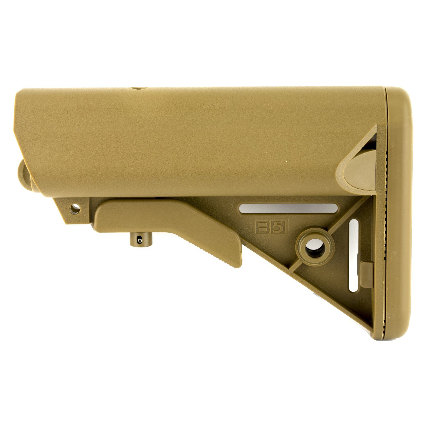 B5 Systems SOP-1076 Enhanced SOPMOD AR-15 Stock Mil-Spec Coyote Brown - B5 Systems
