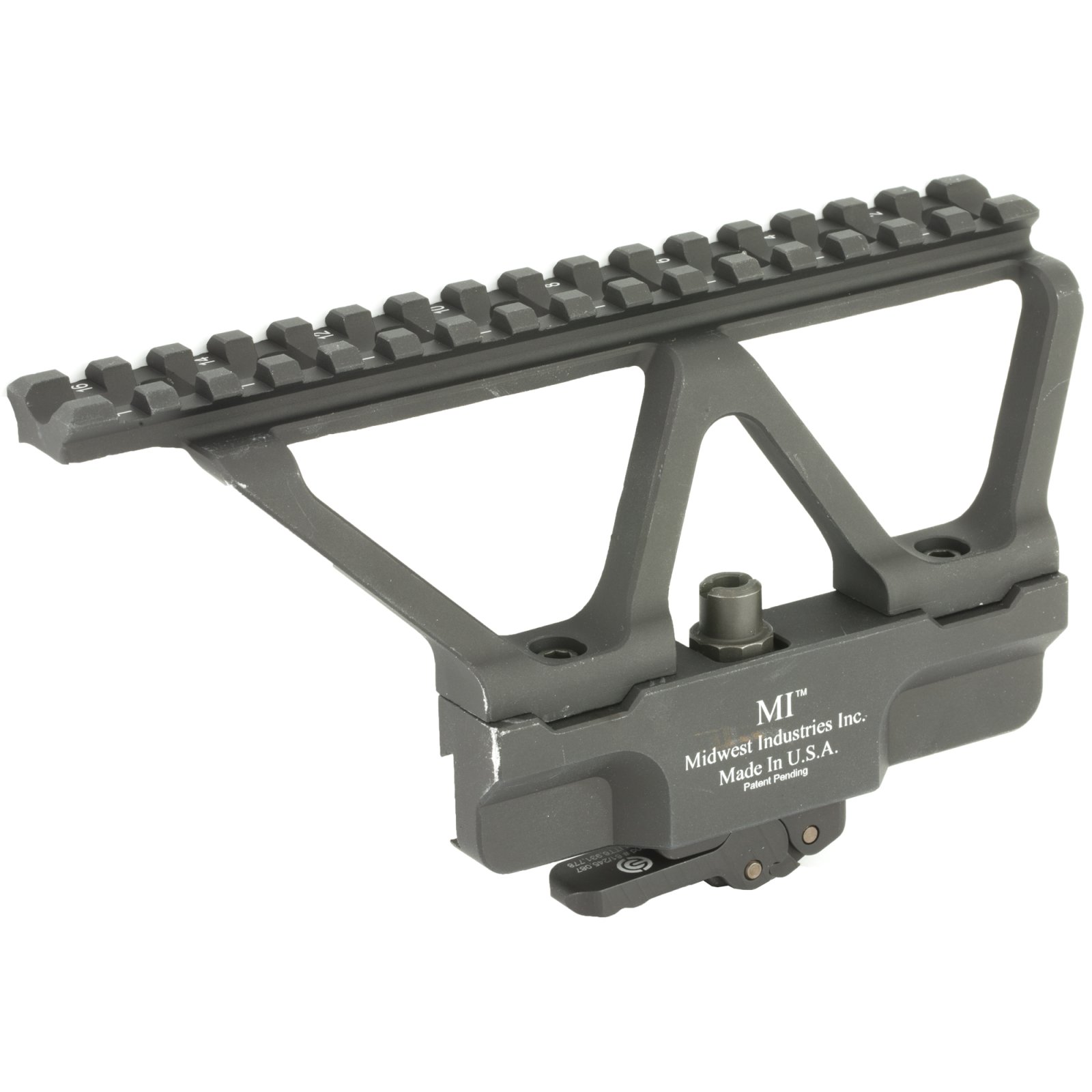 Midwest Industries AK 47/74 Gen 2 Picatinny Rail Scope Mount Black - Midwest Industries
