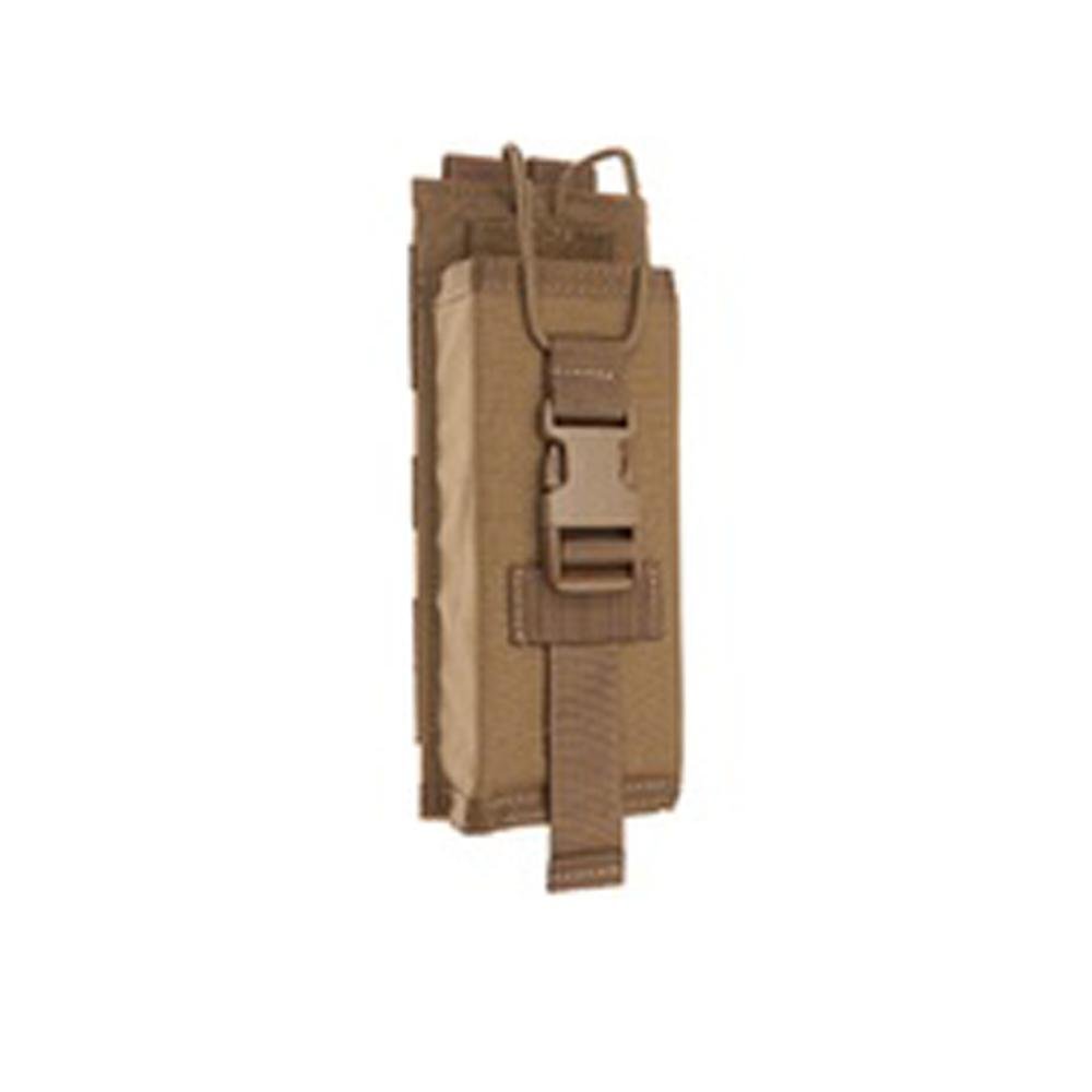 TacShield T3900CY MBITR Radio Molle Pouch Coyote Tan 1000D Cordura - Military Armament Corporation
