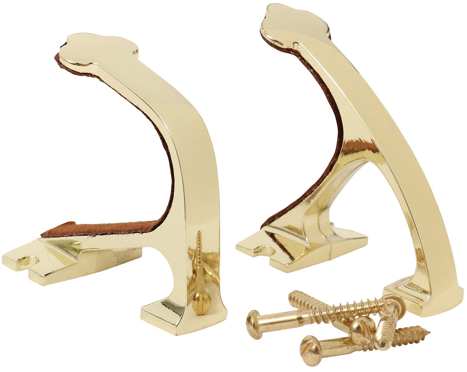 Allen Company Shotgun & Rifle Brass Wall Mount Hook Set 5641 - Allen Company