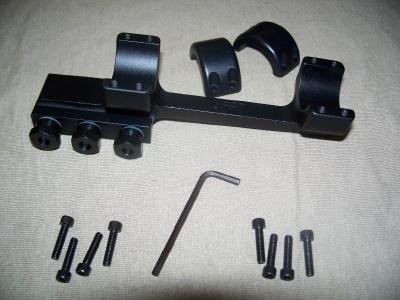 DNZ 121FPT Freedom Reaper 1-Piece Picatinny Rail Mount - Black Aluminum - DNZ Products