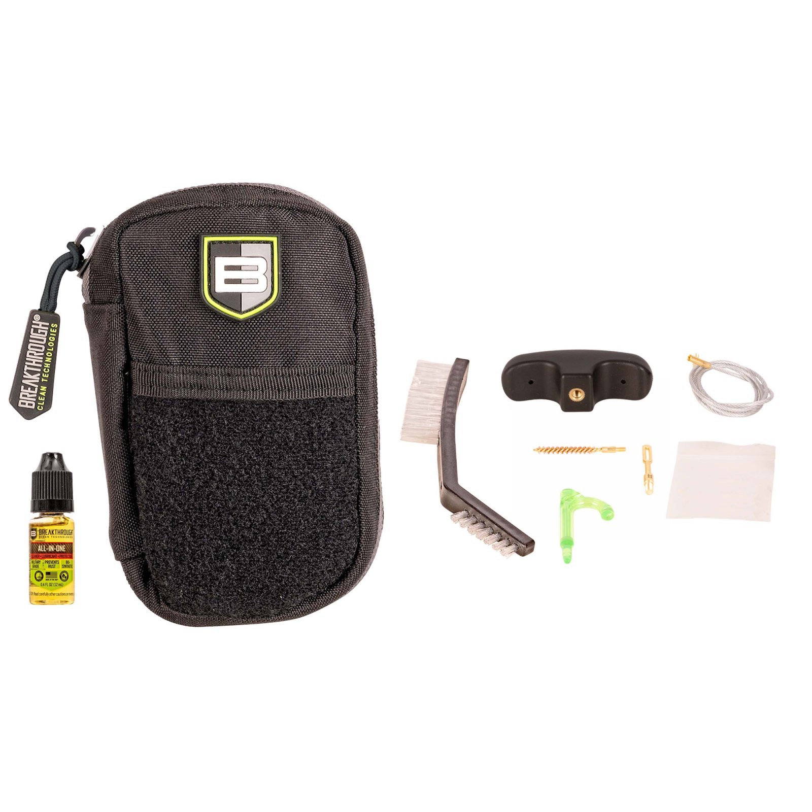 Breakthrough BT-COP-223 Badge Pull Thru Kit 5.56mm Nylon MOLLE Pouch - Breakthrough Clean - 5.56mm