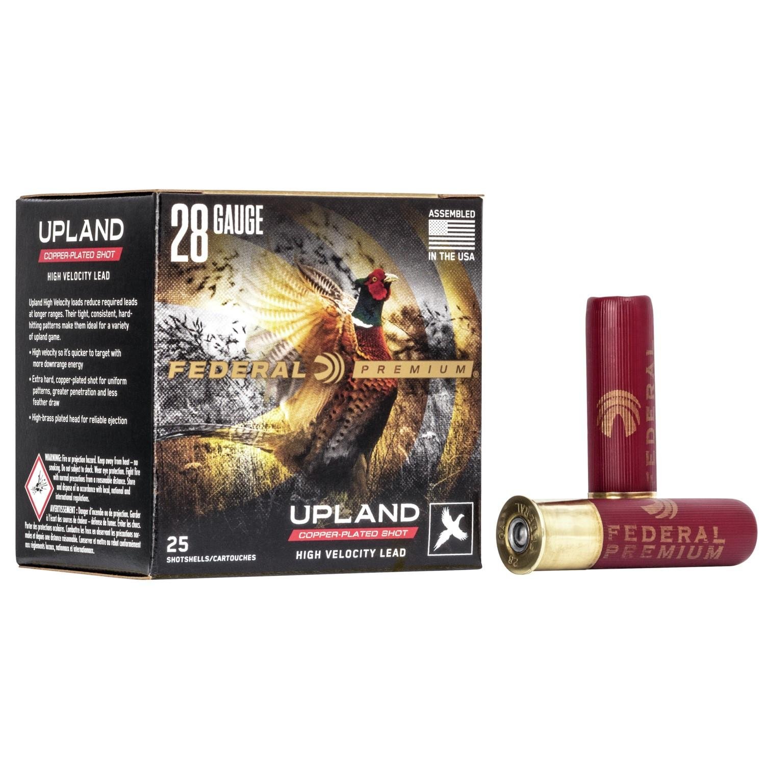Federal P2836 28 Gauge 2.75 in 3/4 oz 6 Shot 1295 fps 25 Rounds - Federal Premium Ammunition - 28 Gauge