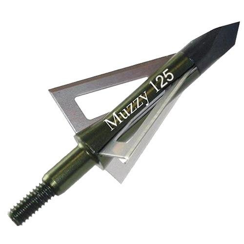 Muzzy 3-Blade Broadhead 125 Grain Trocar Tip 6 Pack Anodized Aluminum - Feradyne Outdoors