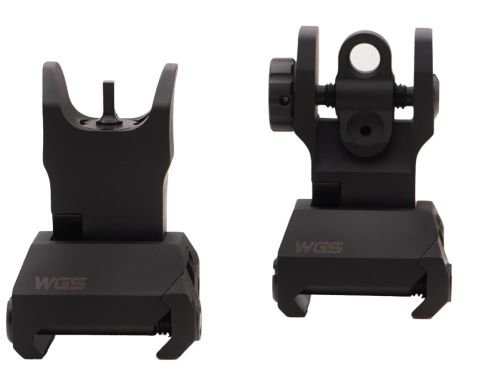 Williams Blackout AR-15 Picatinny Rail Folding Sight Adjustable Black - Williams Gunsight Co.