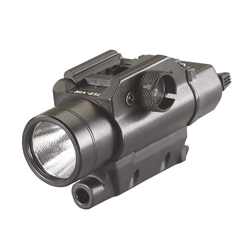 Streamlight TLR-VIR II Gun Light Black 300 Lumens 3.30 in 1 CR123A Laser - Streamlight - 300 LUMENS VISIBLE/0.8 MW
