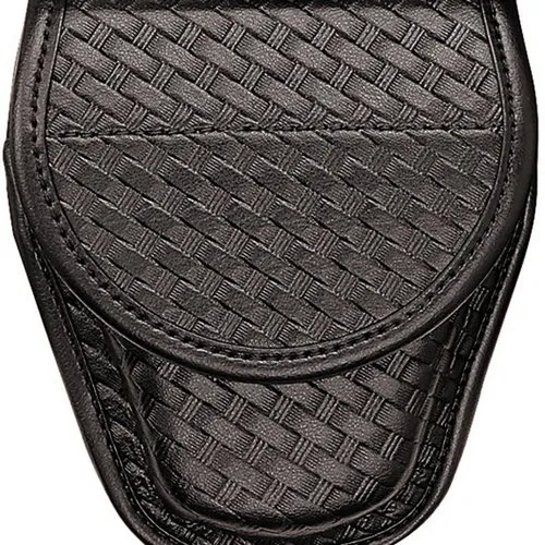 Bianchi 7900 AccuMold Elite Covered Handcuff Case Basket Black 22063 - Bianchi for sale at Smoke Wagon Firearms