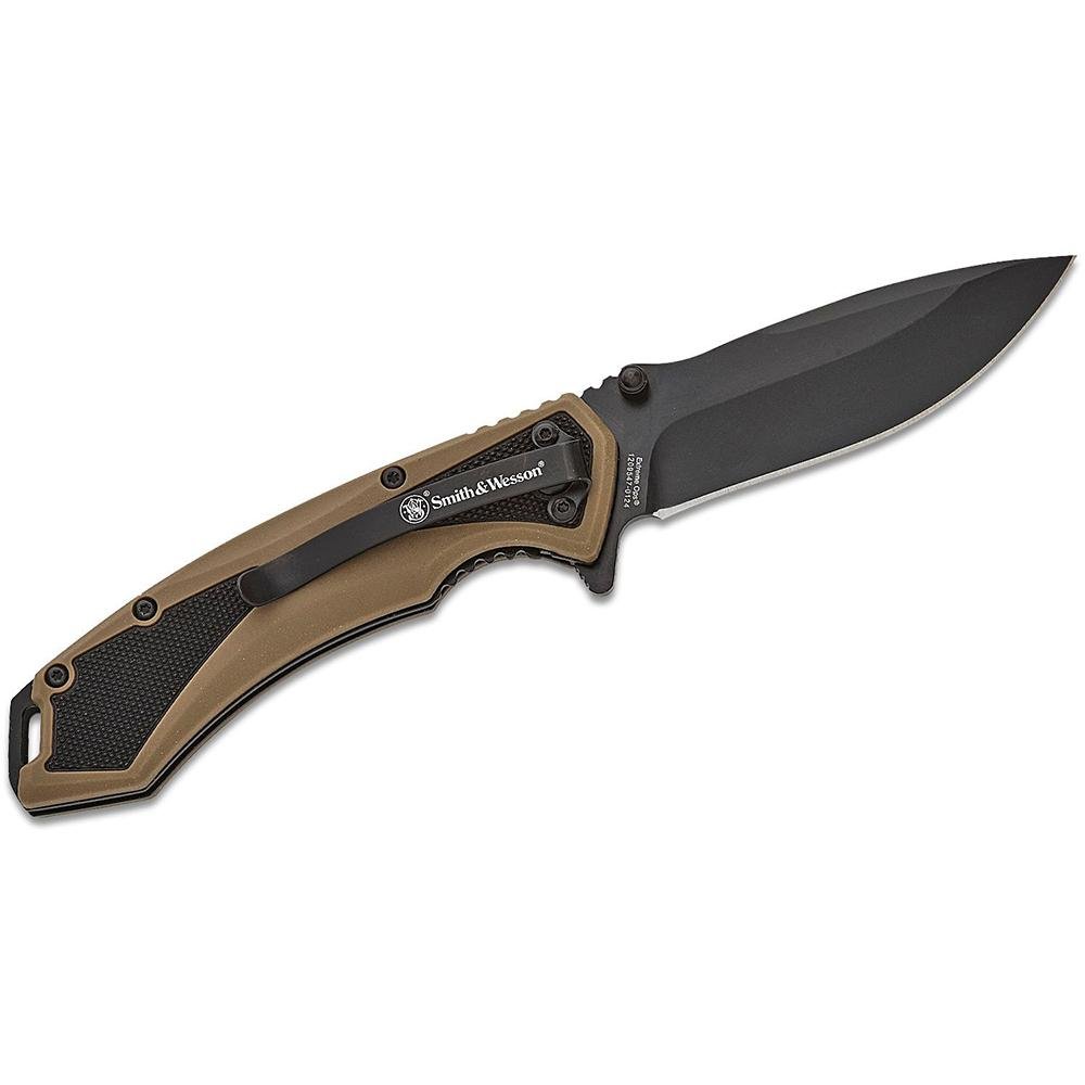 Buy Smith & Wesson 1205911 Extreme Ops Knife 3.25" Black Poly Grip online