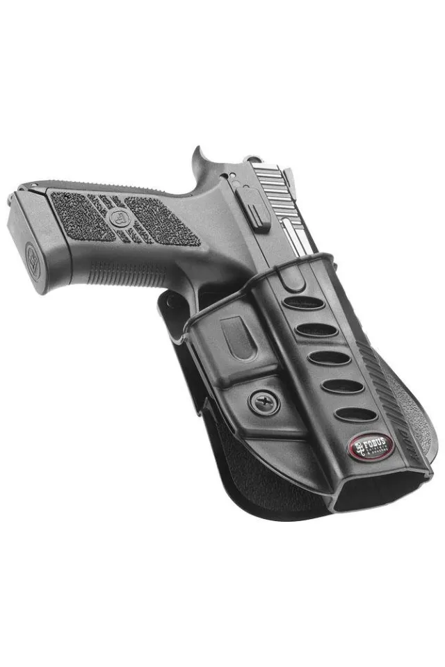 Fobus P07 Evolution OWB Holster Black Polymer Paddle for CZ P-07/P-09 - First Samco/Fobus