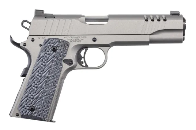 Auto Ordnance 1911TCA .45 ACP Stainless Night Sights Used
