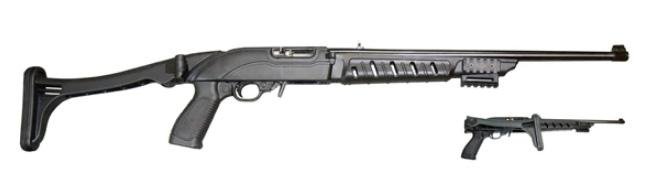 Buy Pro-Mag PM272 Ruger 10/22 Folding Stock Black Polymer 10.5 in Action Type online