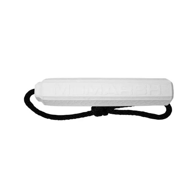 MOmarsh Mark Dog Training Bumper Medium White - Higdon Outdoors
