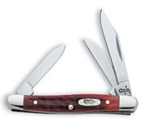 Buy Case Peanut 2BLD Red Bone Folding Knife 2.875 Inch online