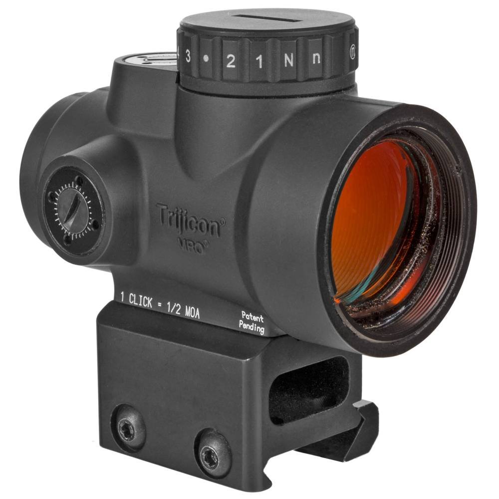 Trijicon MRO HD 1x25mm Red Dot Sight, Adjustable 68 MOA Reticle, Ambidextrous Brightness Control, Waterproof 7075-T6 Housing, Matte Black - Trijicon - 25 MM