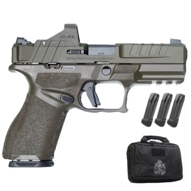 Buy Springfield Armory USA Echelon 9mm Luger 15+1 and 18+1 4.000 Green Ultra High Impact Polymer online